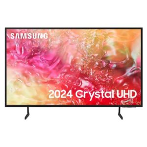 Samsung 2024 60" DU7100 UHD 4K HDR Smart TV, Crystal UHD, PurColour, Crystal Processor 4K, Object Tracking Sound Lite, Gaming Hub, Smart TV powered by Tizen