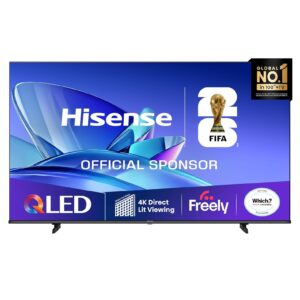 Hisense 50 Inch 50E78QTUK Smart 4K UHD HDR QLED Freely TV