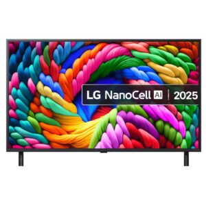 LG 43NANO90A6B 43-Inch NANO AI 4K Smart TV (webOS 25 Platform with AI Concierge, alpha 7 AI Processor 4K Gen8, Game Optimiser & ALLM, 60Hz) [Model 2025]