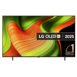 LG OLED65B56LA 65-Inch OLED 4K UHD Smart TV, B5 Series, (α8 AI Processor, Dolby Atmos, Freeview Play and Amazon Alexa, 120Hz) [Model 2025]
