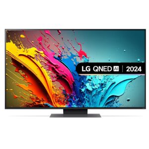 LG 50QNED87T6B 50-Inch 4K UHD Smart TV, (α8 AI Processor, Freeview Play and Amazon Alexa, 120Hz), Essence Graphite [Model 2024]