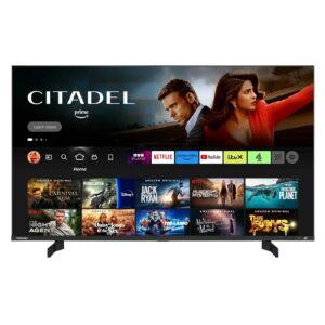 Toshiba 43QF5D53DB QLED 4K Smart Fire TV, TRU Picture Engine, Ultra HD, HDR10, Freeview, Disney+, Prime, Netflix, Dolby Vision & Atmos, Sound by Onkyo, Alexa, HDMI 2.1, Bluetooth, Airplay